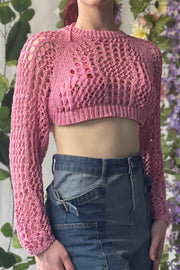 Beach Crop Crochet Top