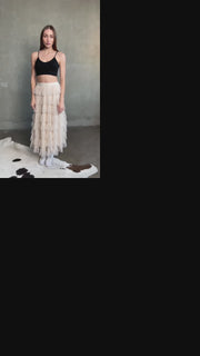 Waterfall Maxi skirt