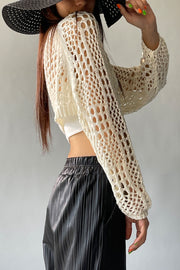 Beach Crop Crochet Top