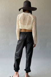 Beach Crop Crochet Top