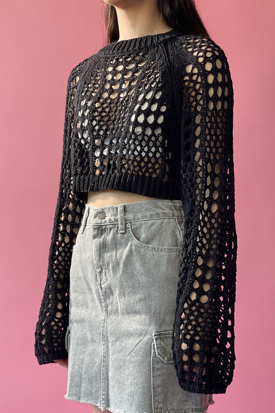 Beach Crop Crochet Top