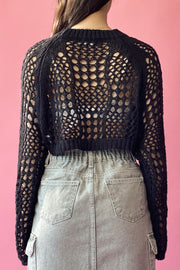 Beach Crop Crochet Top