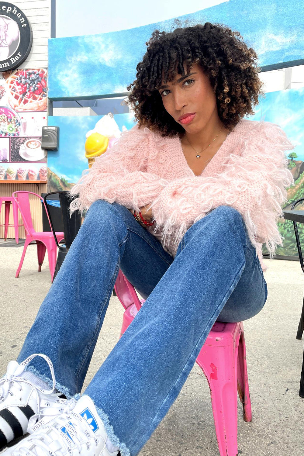 Loopy Knit Cardigan