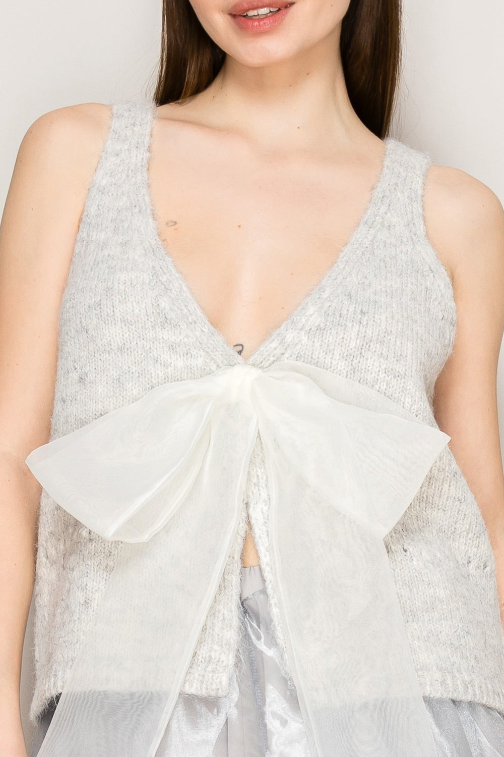 Bow Bustier-Knit