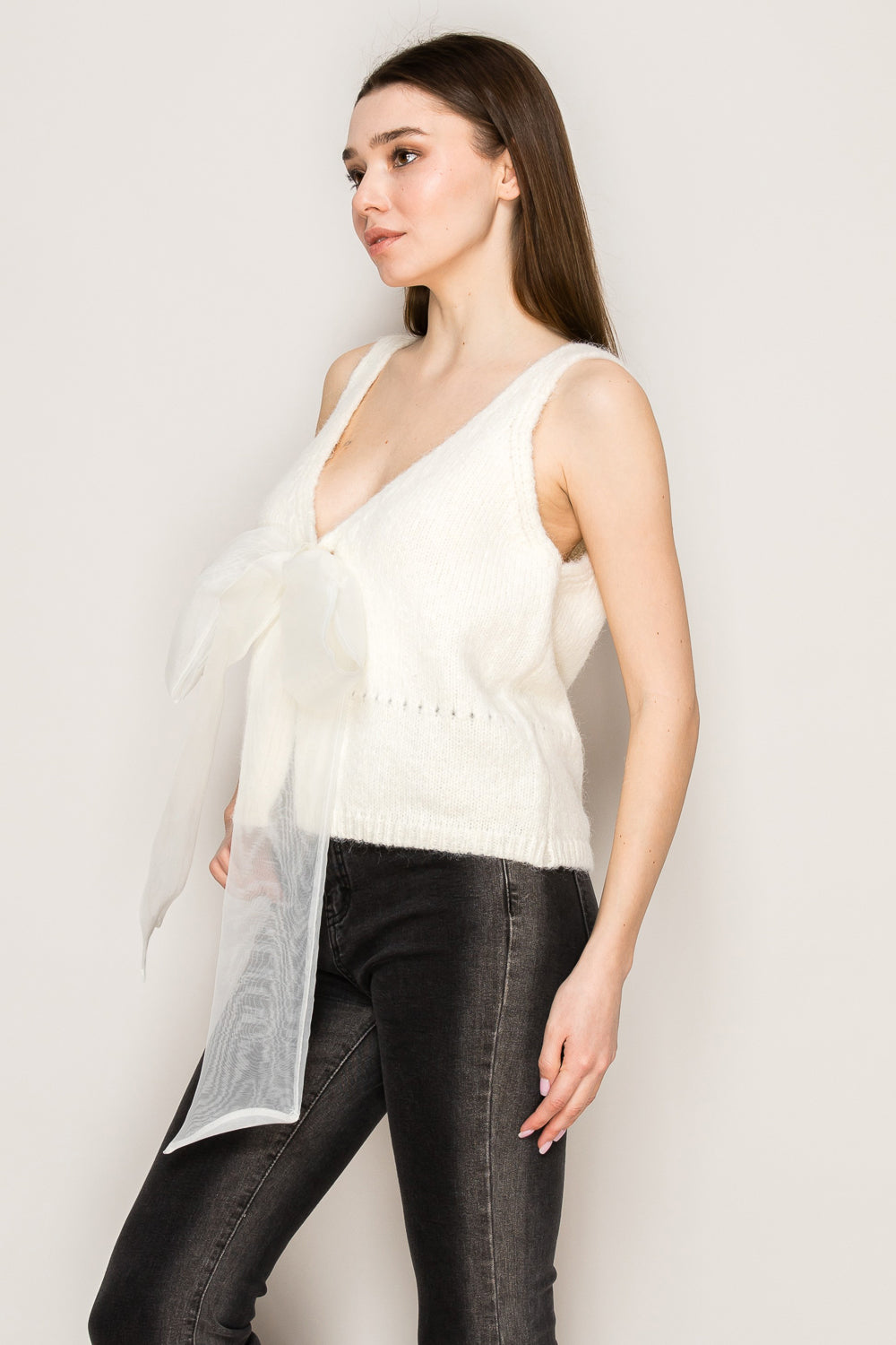 Bow Bustier-Knit