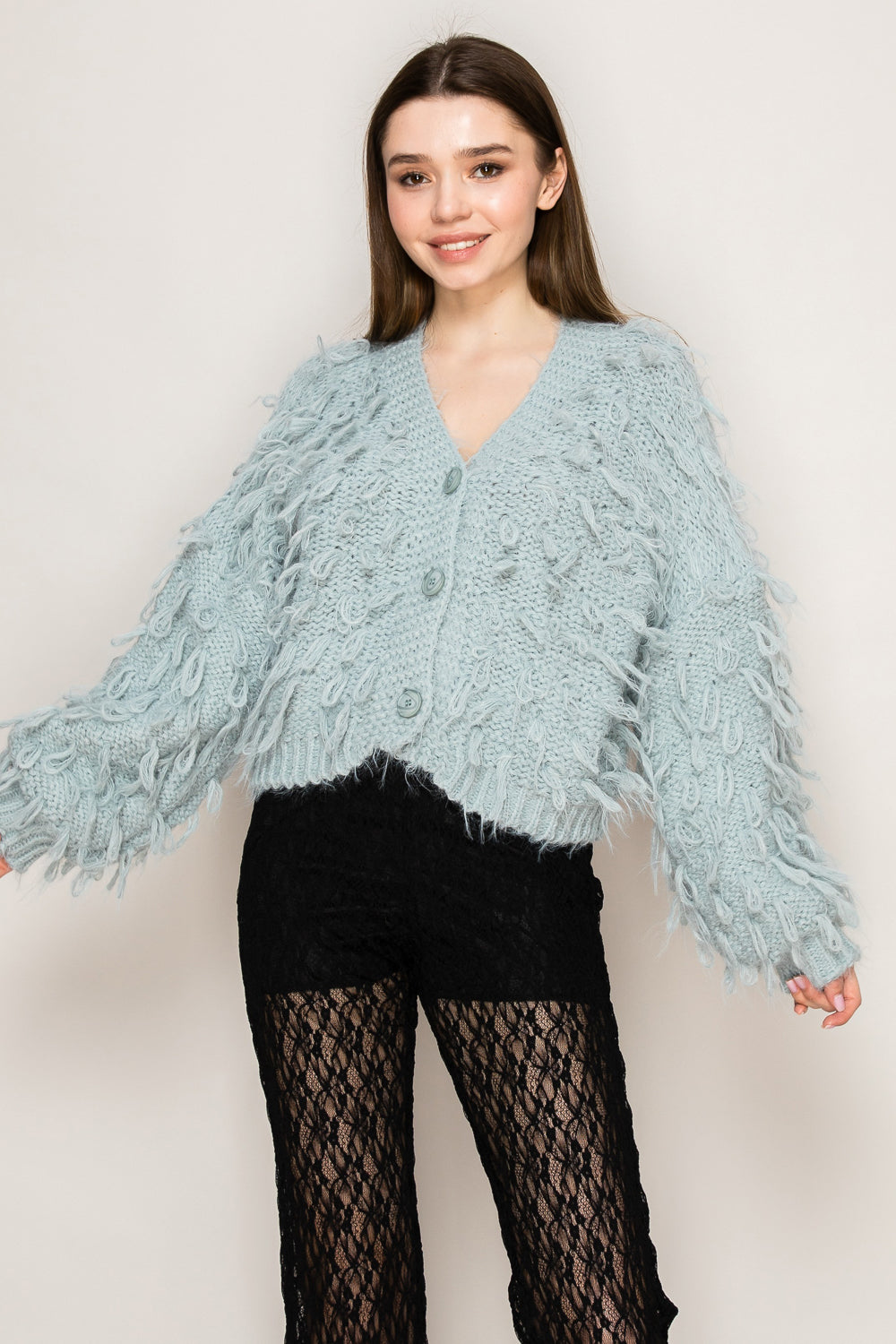 Loopy Knit Cardigan