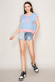 Pop 'M' Knit Vest