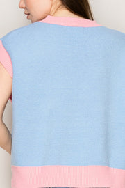 Pop 'M' Knit Vest
