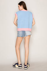 Pop 'M' Knit Vest