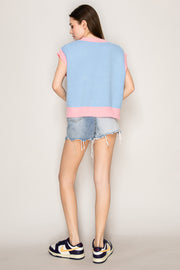 Pop 'M' Knit Vest