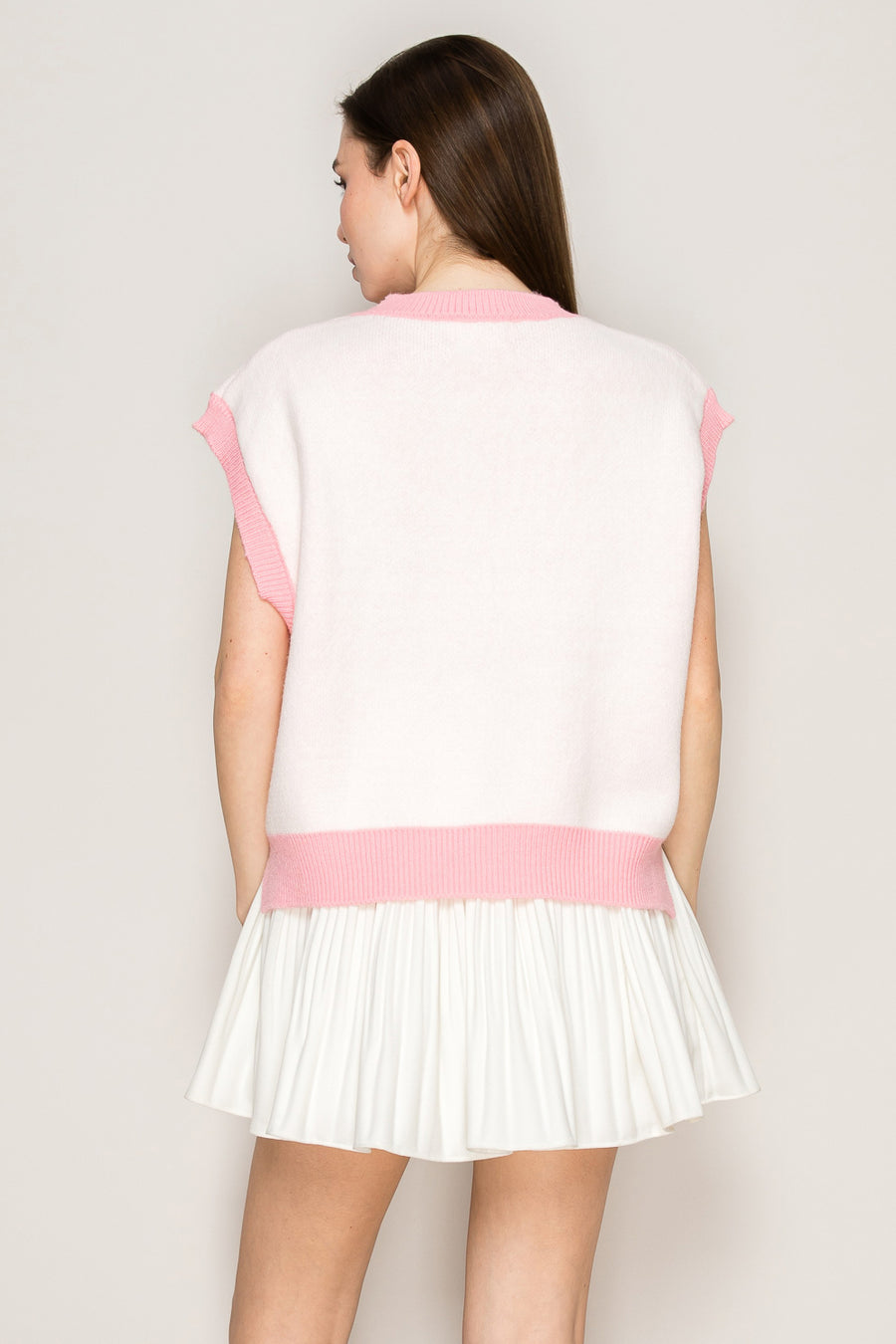 Pop 'M' Knit Vest