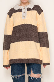 Striped Weekend Polo