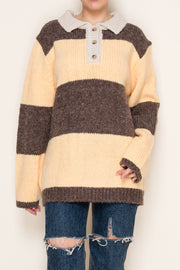 Striped Weekend Polo