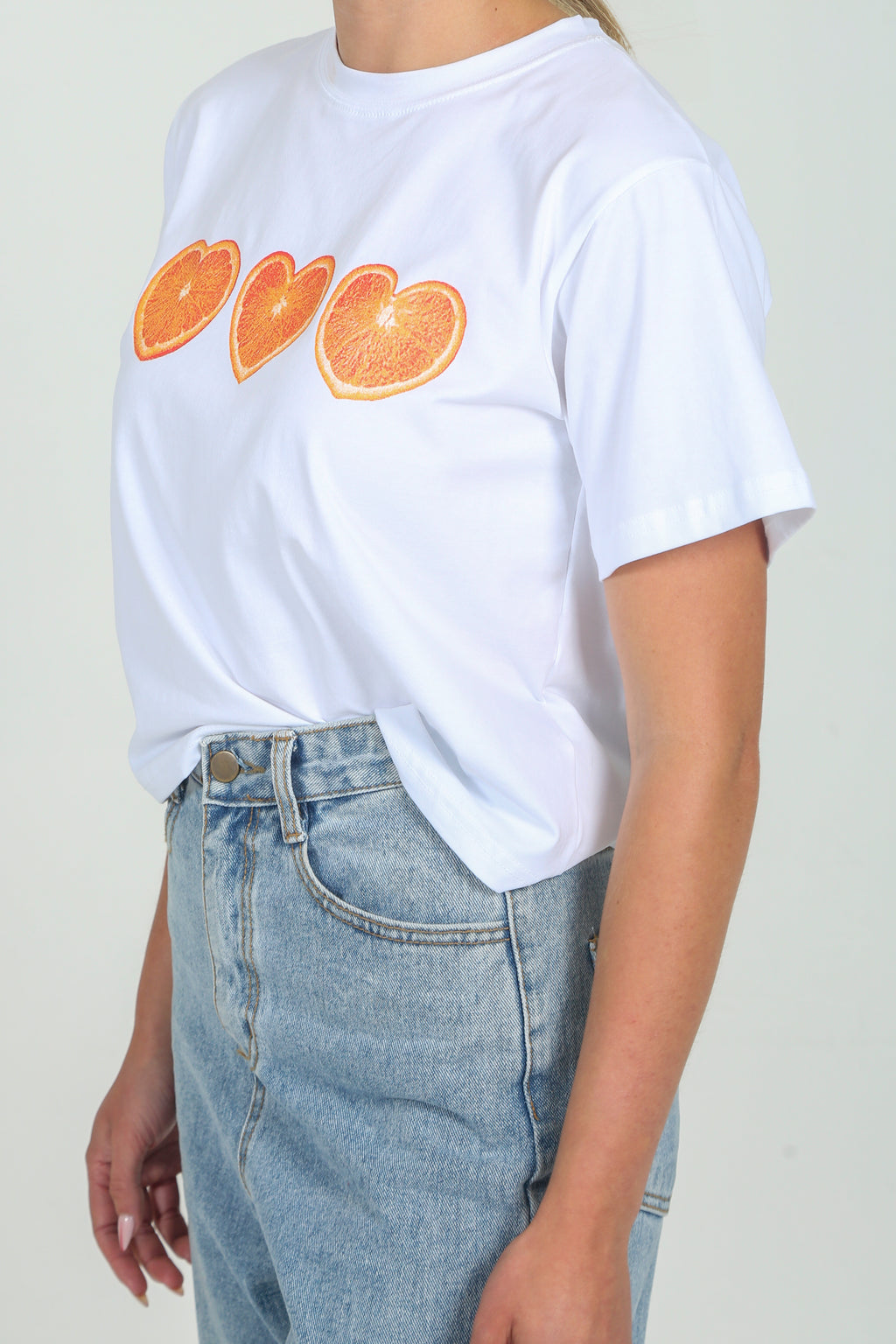 Orange Heart Tee