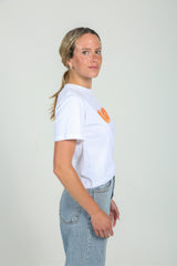 Orange Heart Tee