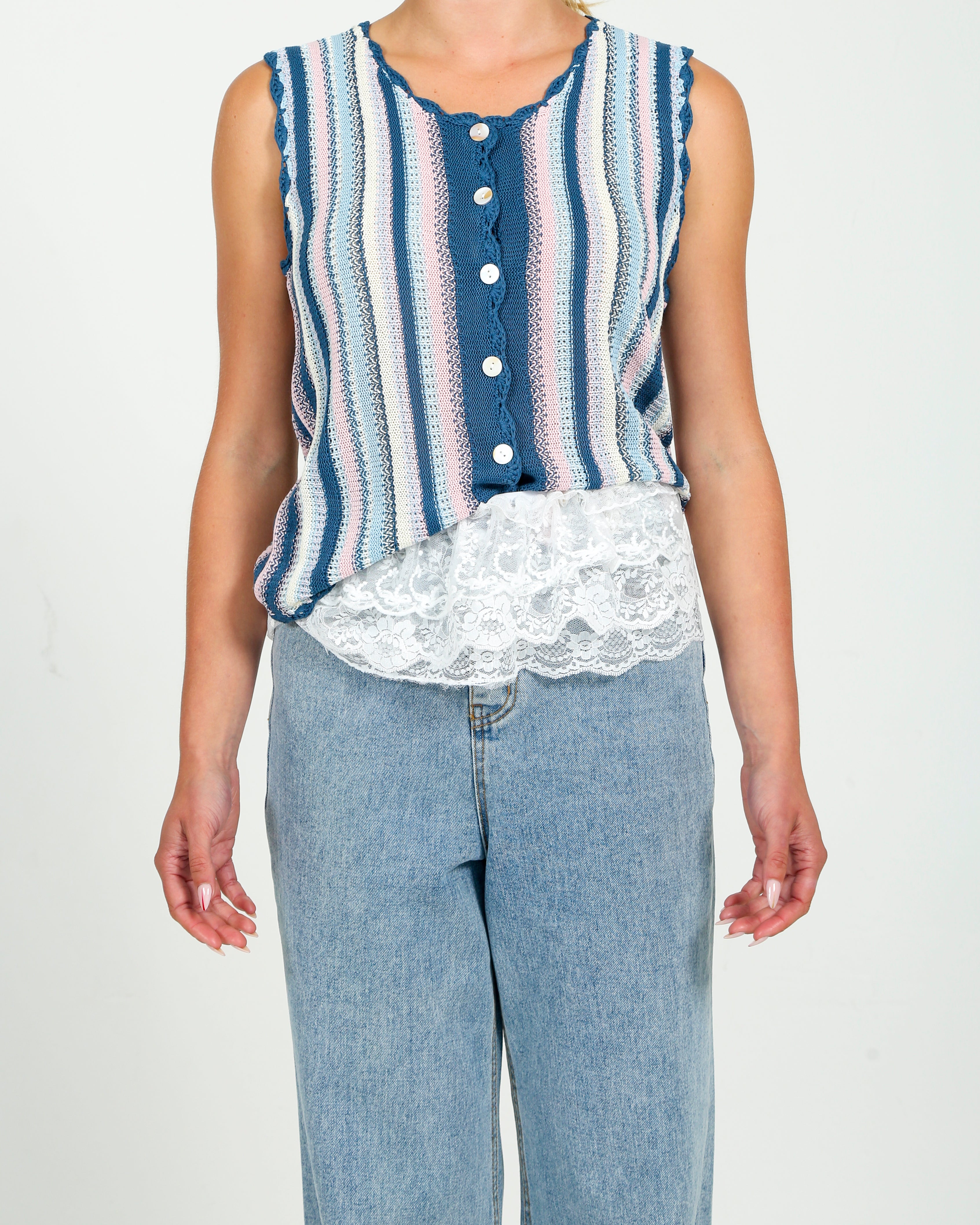 Sunday Stripe Vest