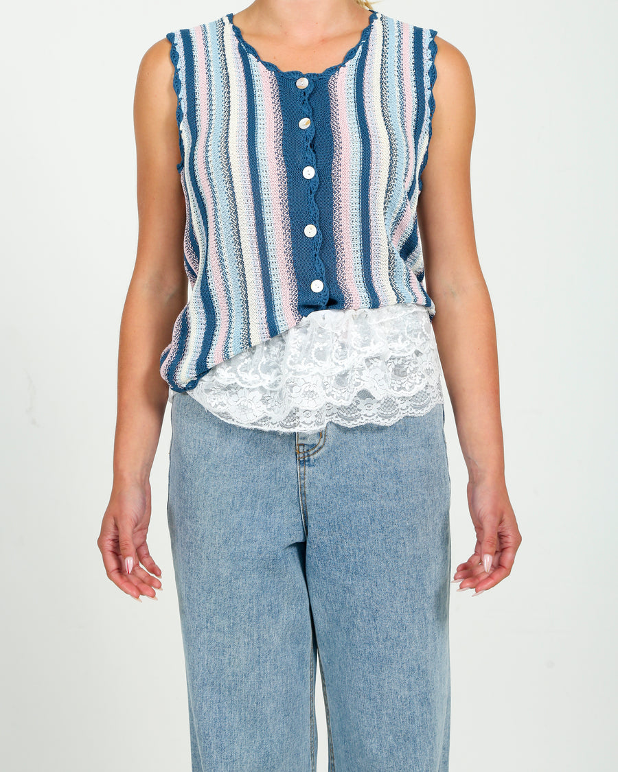 Sunday Stripe Vest