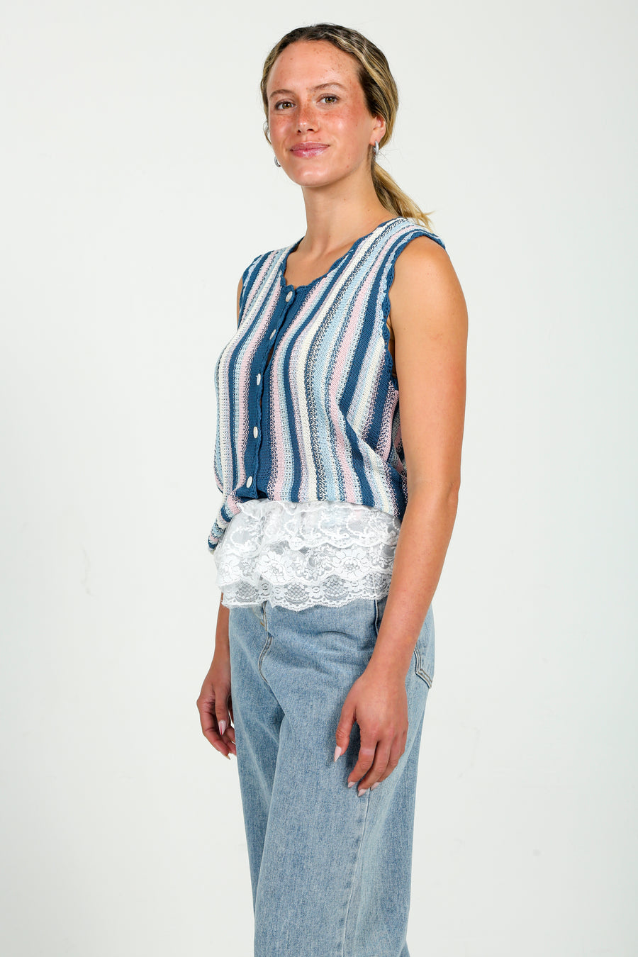 Sunday Stripe Vest