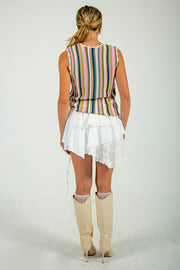 Sunday Stripe Vest