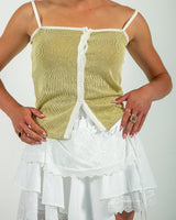Sundae Button Knit Tank
