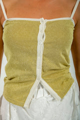 Sundae Button Knit Tank