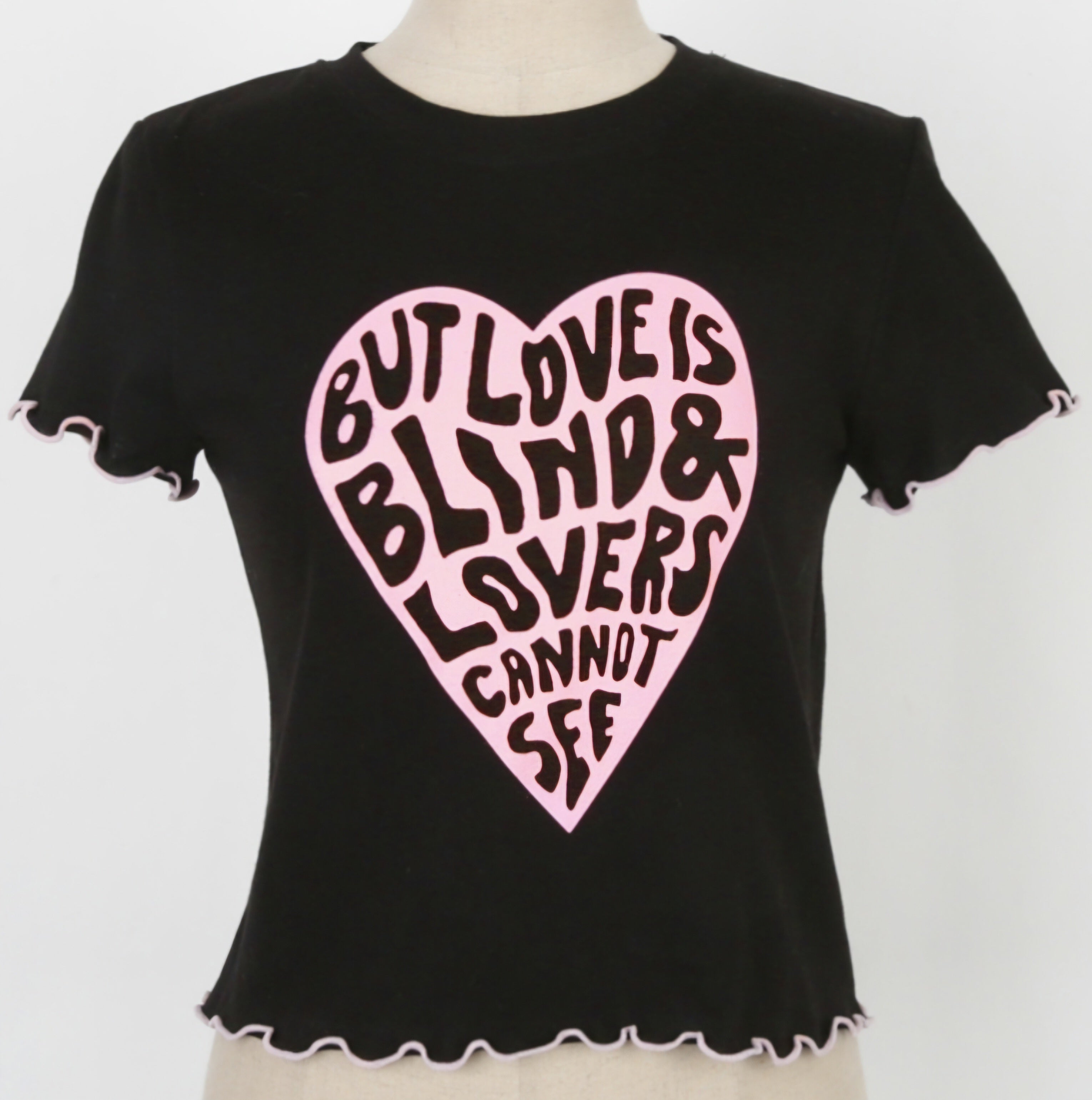 Love Blind Crop Tee