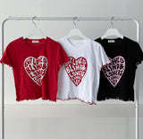 Love Blind Crop Tee