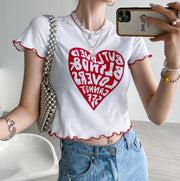 Love Blind Crop Tee