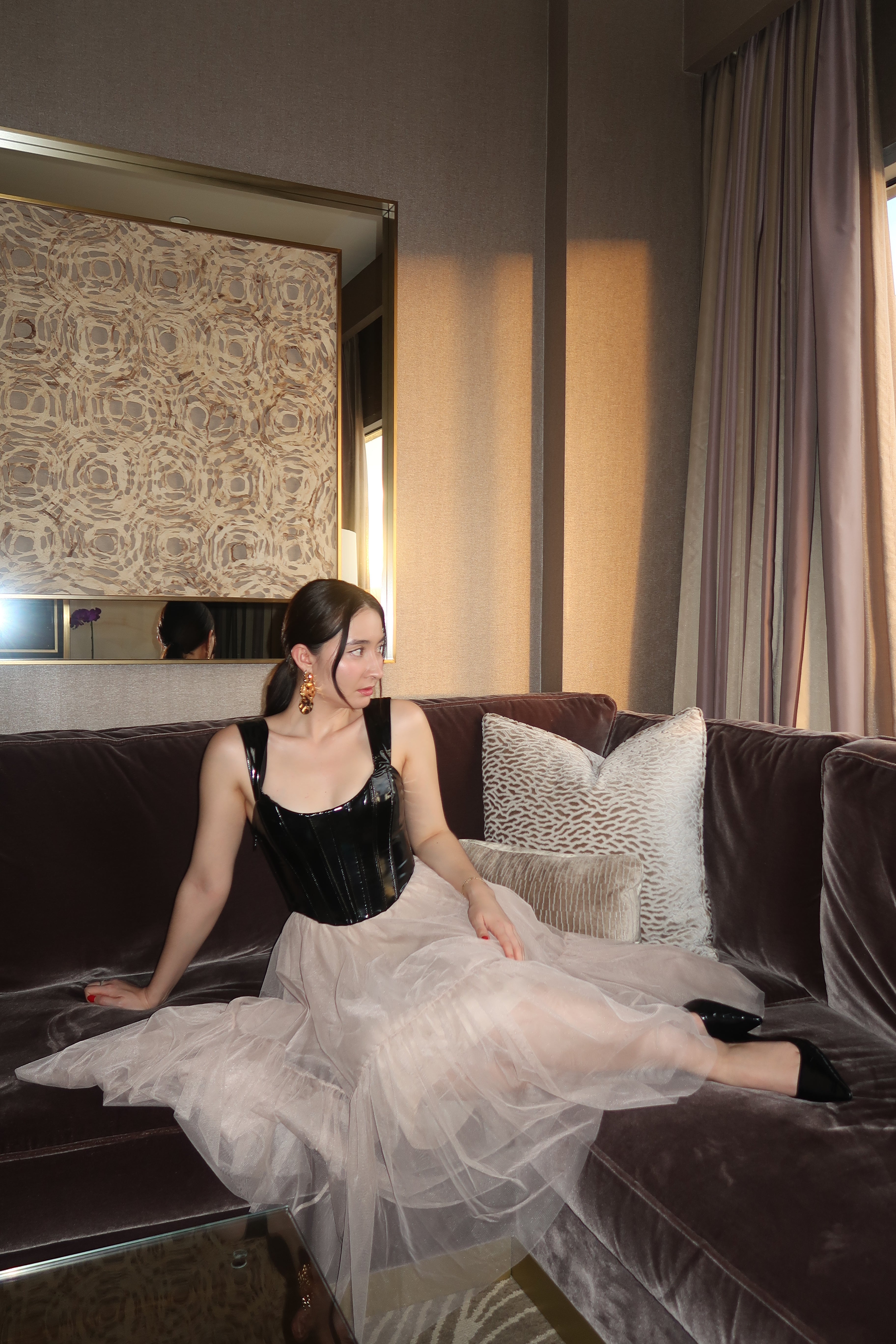 Double Mesh Skirt – DESSIN STUDIO