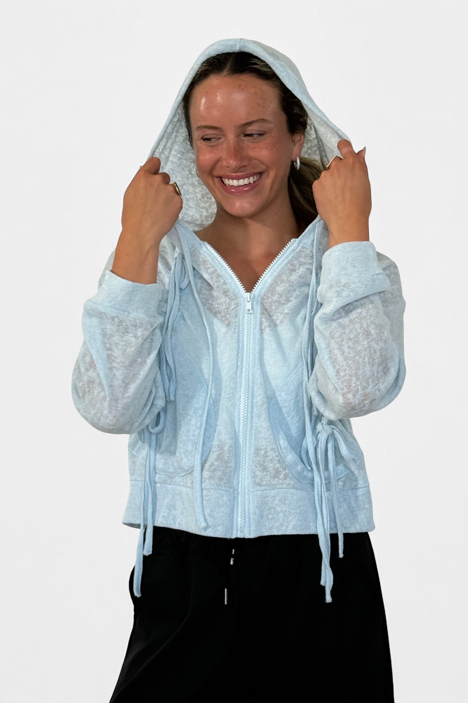 Layers Zip-up hoodie
