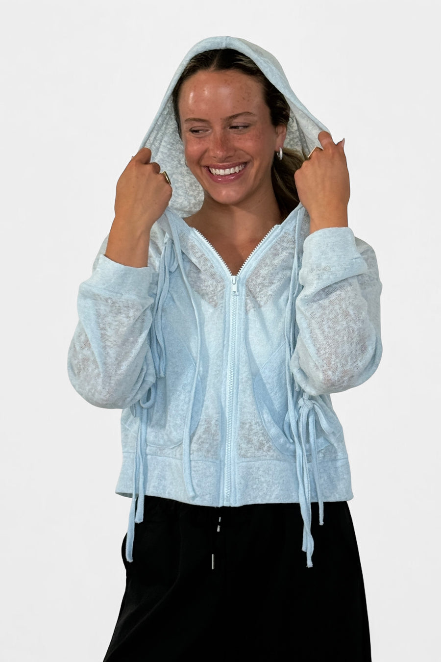 Layers Zip-up hoodie