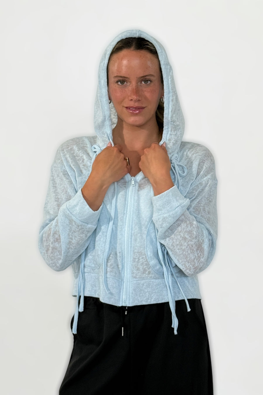 Layers Zip-up hoodie