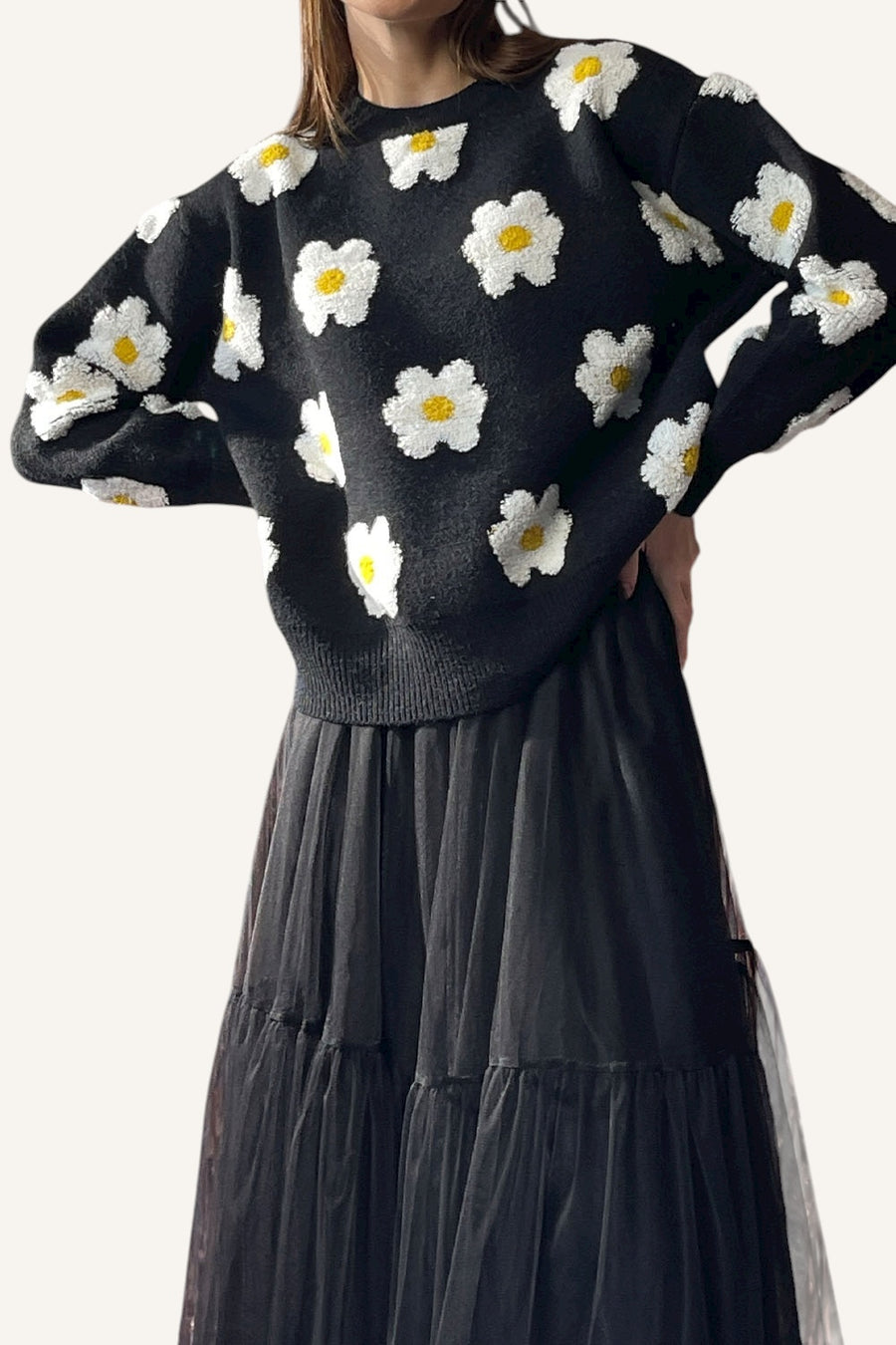 Daisy Teddy Sweater