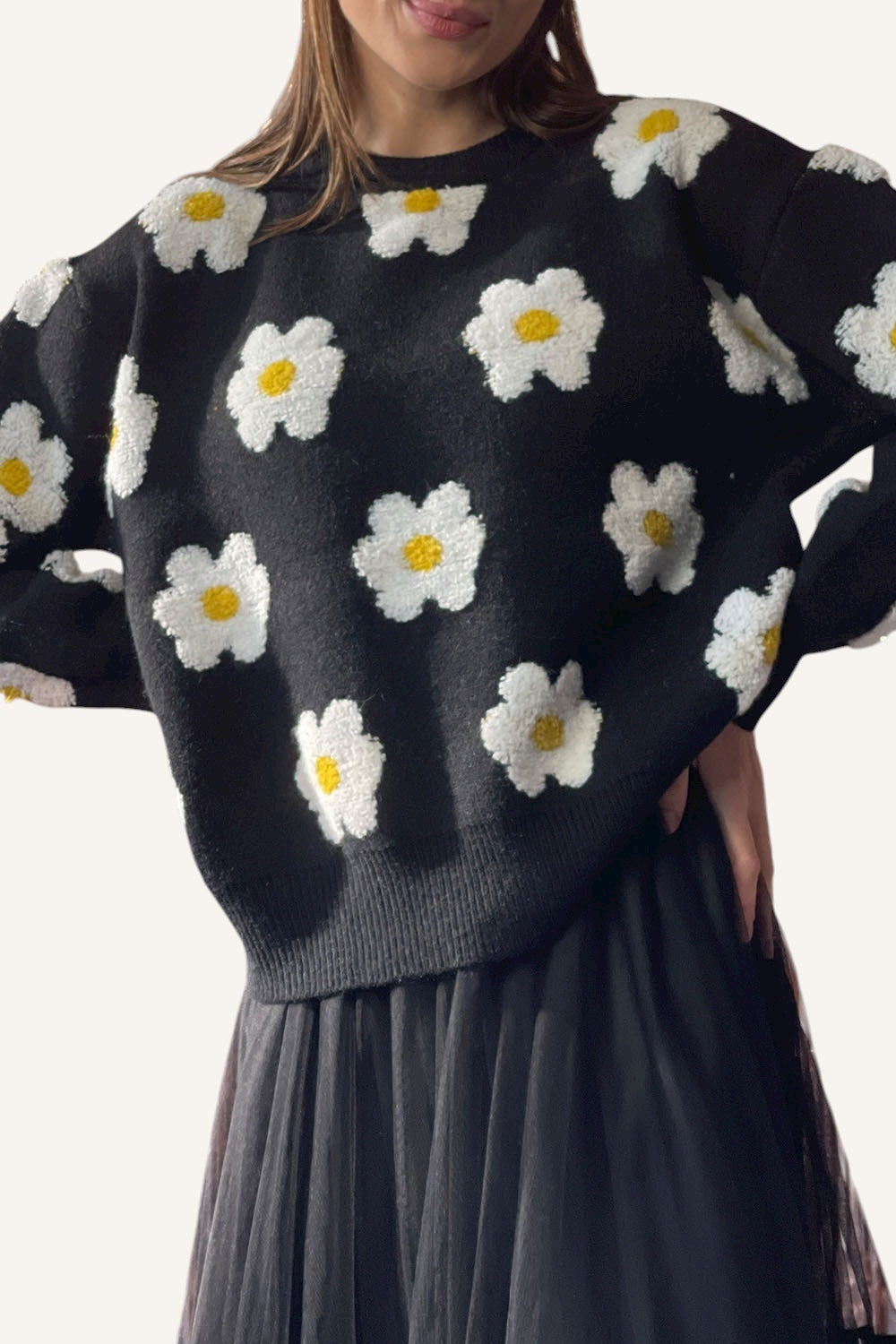 Daisy Teddy Sweater