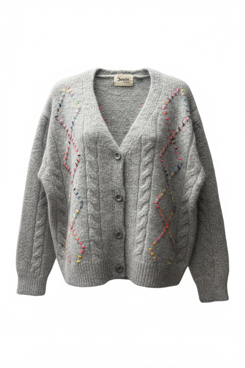 Whimsy Cable Cardigan