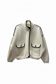 Contour Piping Velvet Jacket