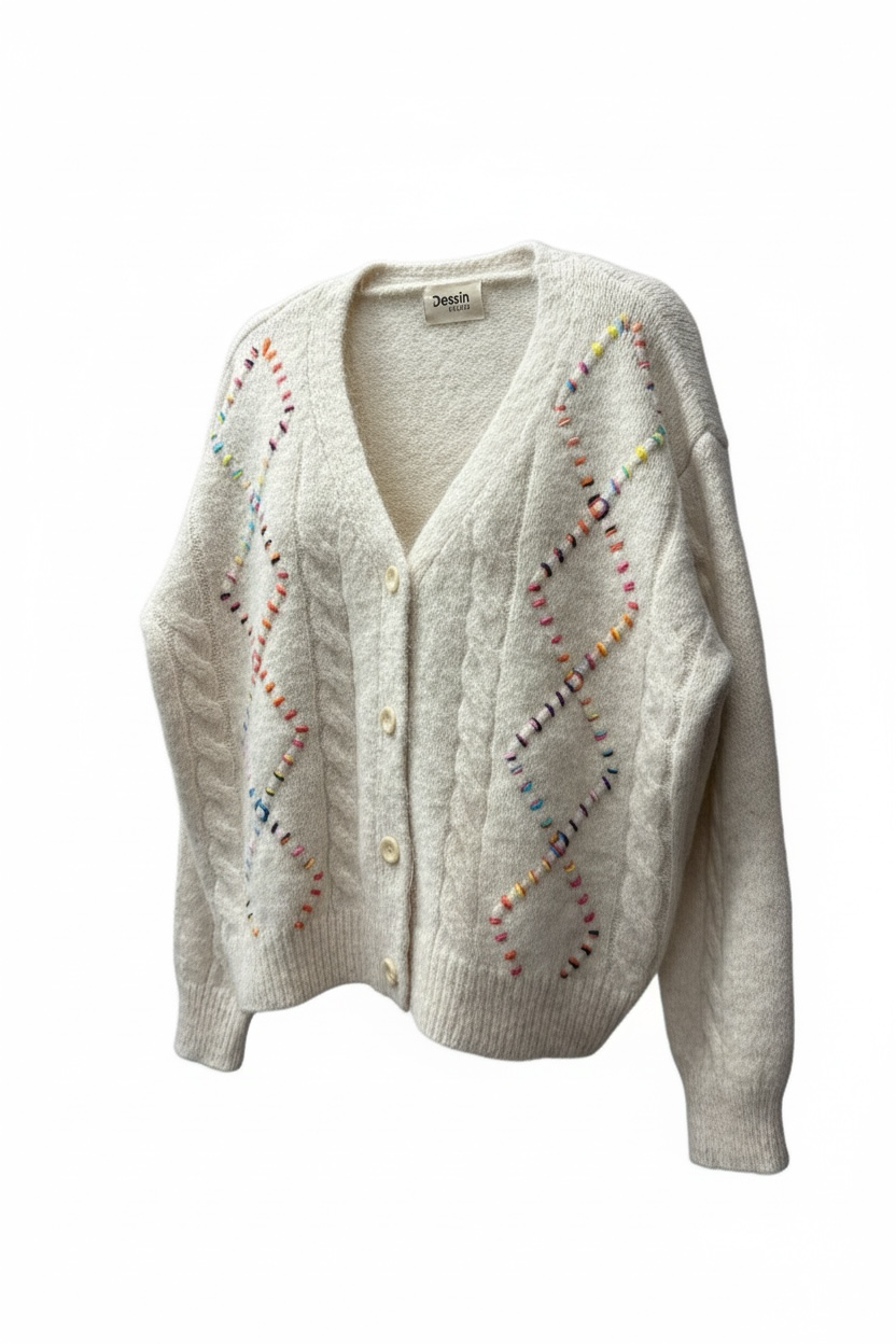 Whimsy Cable Cardigan