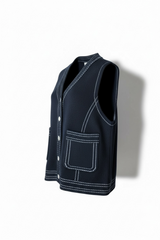 Stitchline Velvet Vest