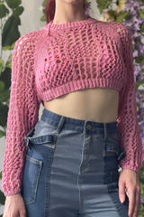 Beach Crop Crochet Top
