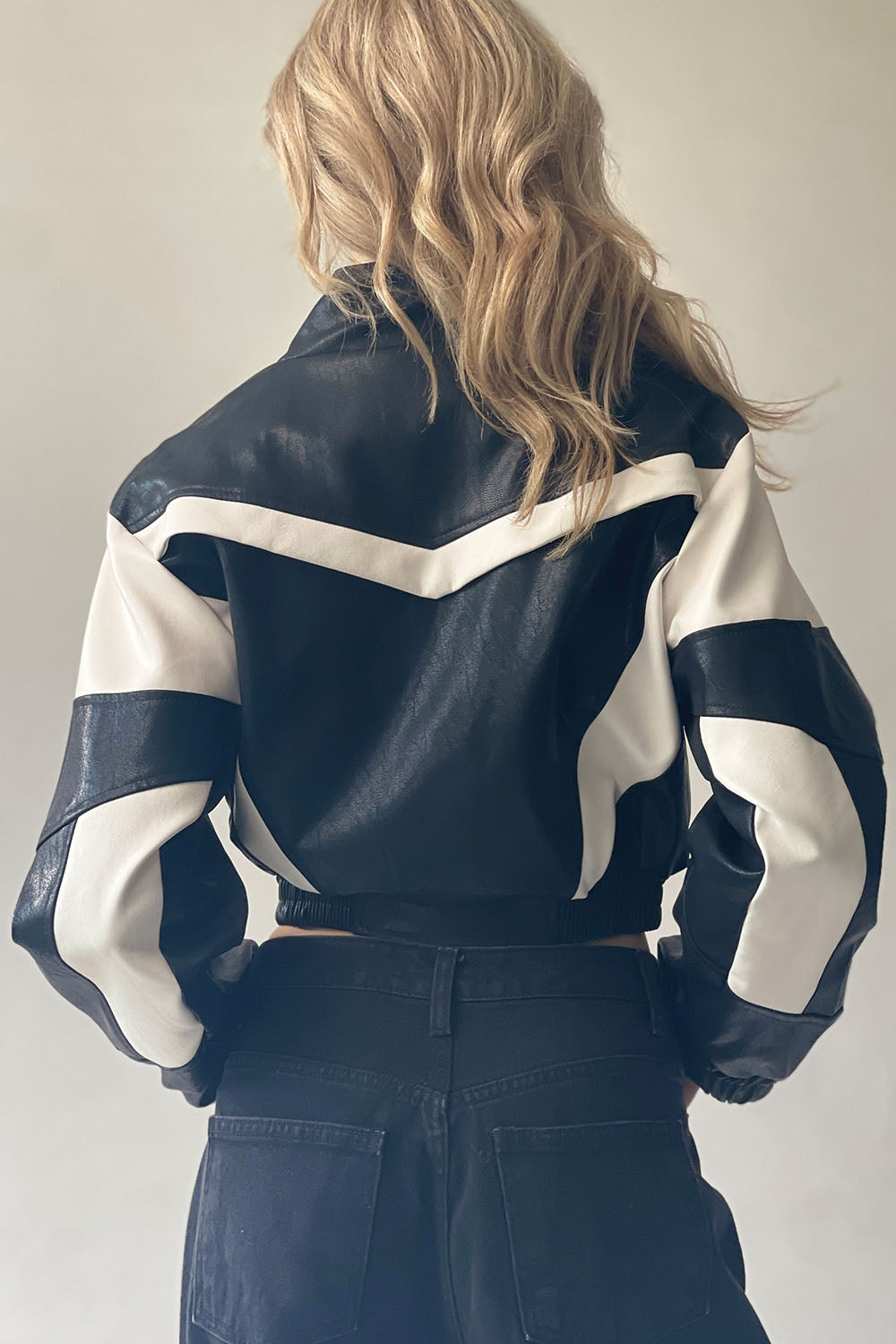 Flash Biker Crop Jacket