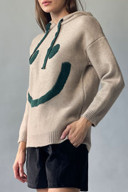 Happy Knit Sweater Hoodie