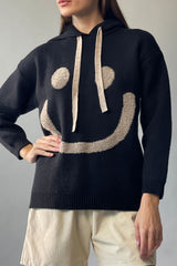 Happy Knit Sweater Hoodie