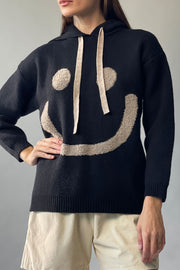 Happy Knit Sweater Hoodie