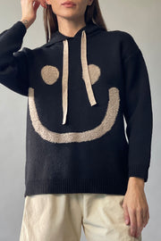 Happy Knit Sweater Hoodie
