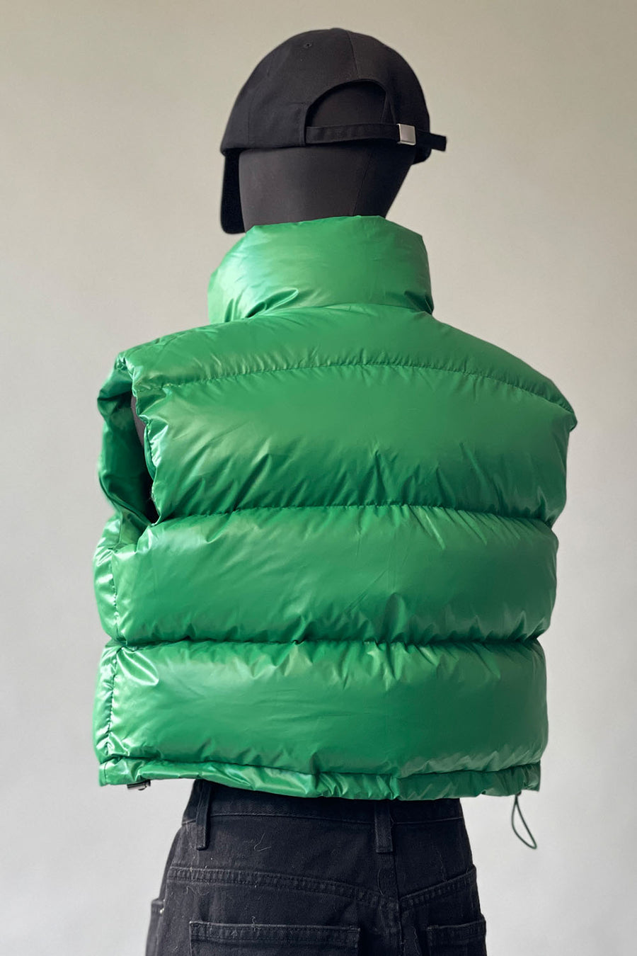 High Glossy Puffer Vest