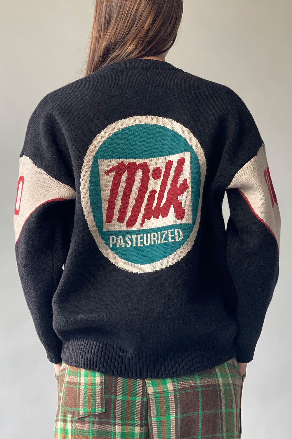 Milk Print Knit Cardigan