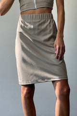 Sporty Chic Vest & Skirt Set