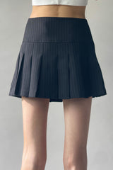 Pin Stripe Mini Skirt