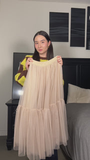 Double Mesh Skirt