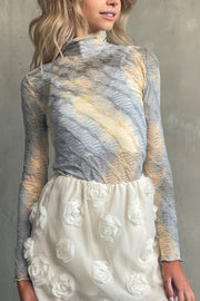 Aurora Lace Tie-dye Top